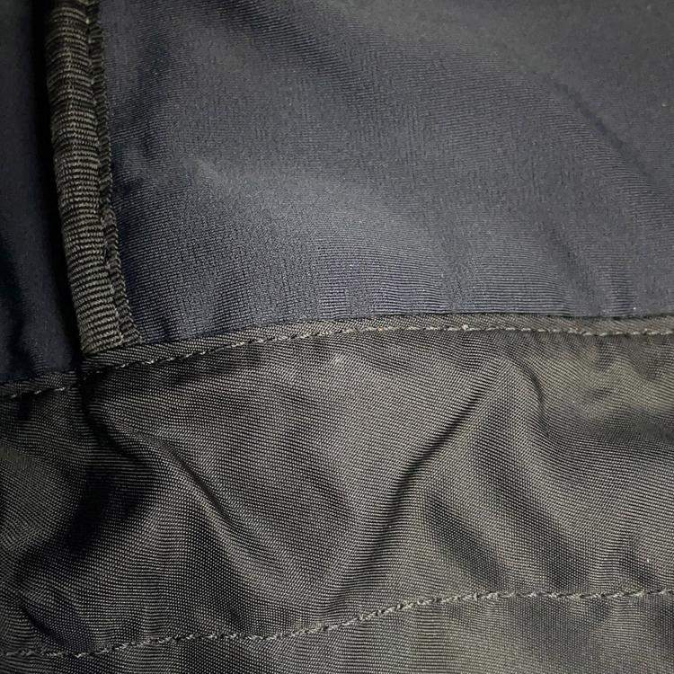 Pre Owned Fendi Logo Backpack Ivory/Black Nylon Mesh