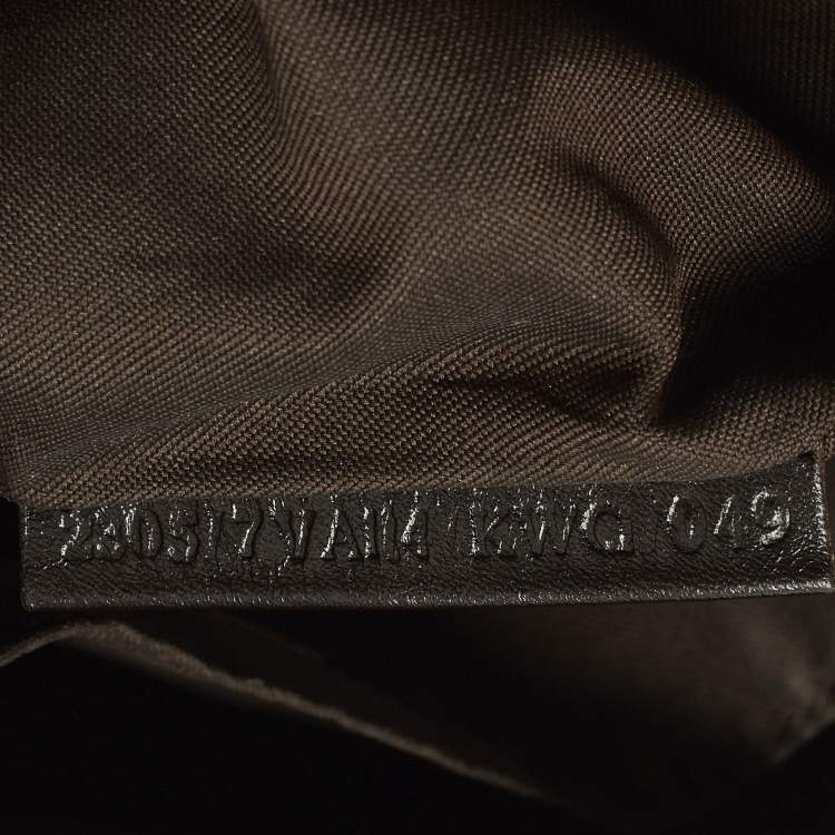 Pre Owned Fendi Tobacco Zucca Nylon Messenger Bag