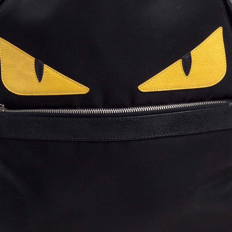 fendi backpack yellow eyes