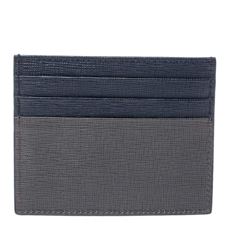 Pre Owned Fendi Multicolor Leather Monster Eye Card Holder