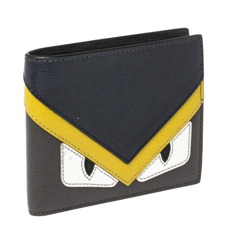 fendi monster eyes wallet