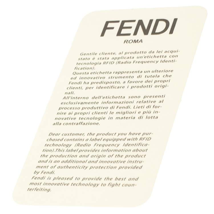 Pre Owned Fendi Black Leather Bifold Wallet