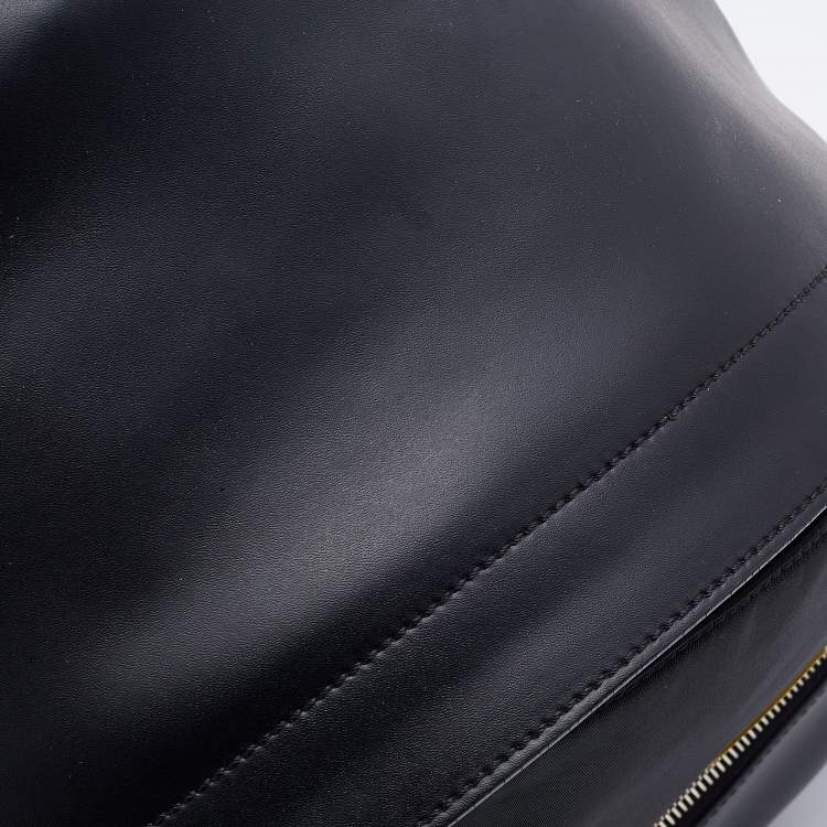 Pre Owned Fendi Black Nylon and Leather Monster Eyes Backpack