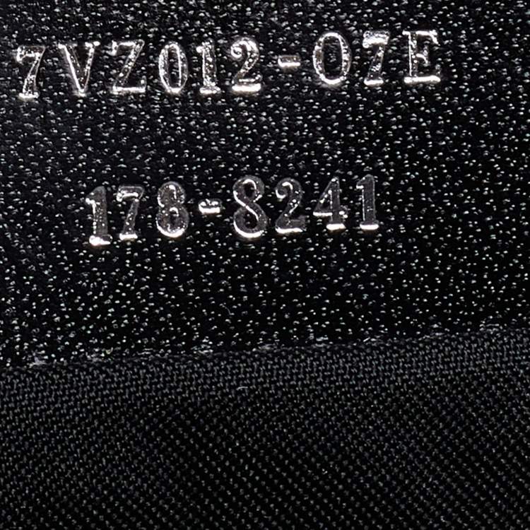 Pre Owned Fendi Black Nylon and Leather Monster Eyes Backpack