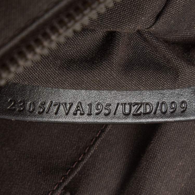 Pre Owned Fendi Tobacco Zucca Coated Canvas Spalmati Messenger Bag