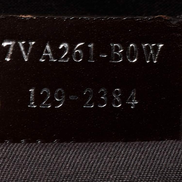 Pre Owned Fendi Tobacco Zucca Coated Canvas and Leather Laptop Bag