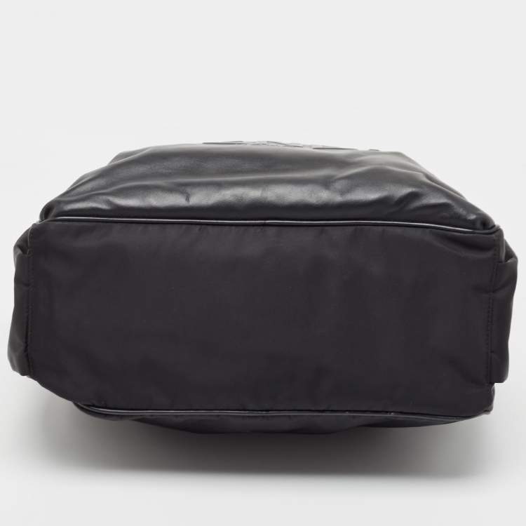 Pre Owned Fendi Black Nylon and Leather Changing Bag