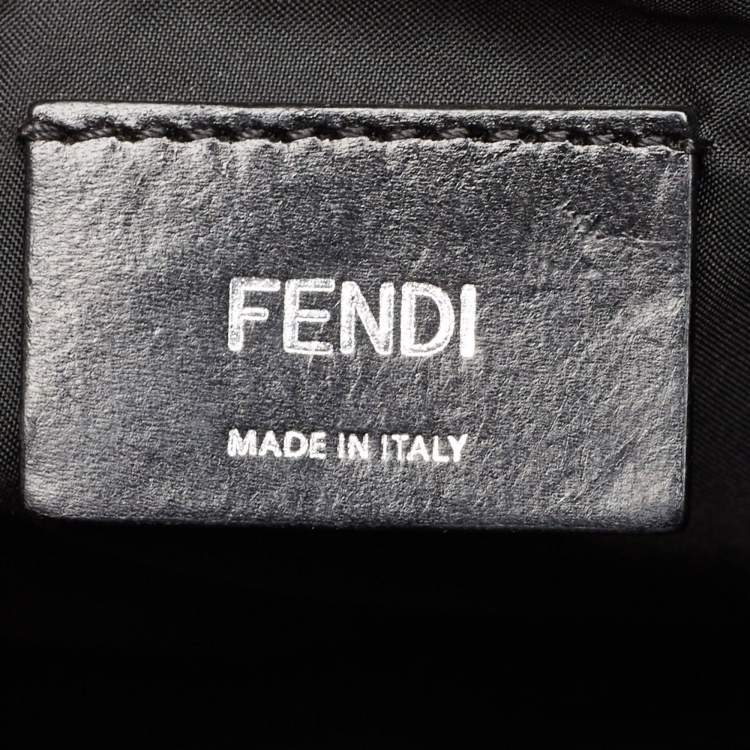 Pre Owned Fendi Black Nylon and Leather Changing Bag