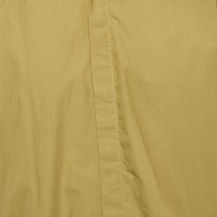 Pre Owned Fendi Green Cotton Short Sleeve Shirt M