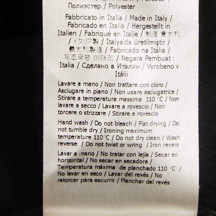 Pre Owned Fendi Black FF Print Cotton Knit Crewneck Sweater L