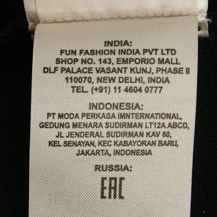 Pre Owned Fendi Black FF Print Cotton Knit Crewneck Sweater L