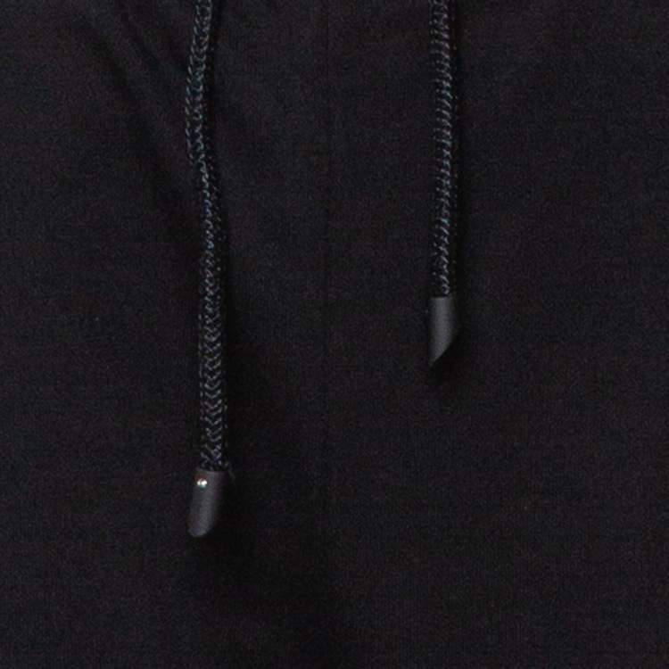 Pre Owned Fendi Black Knit Monster Eyes Detail Track Pants M