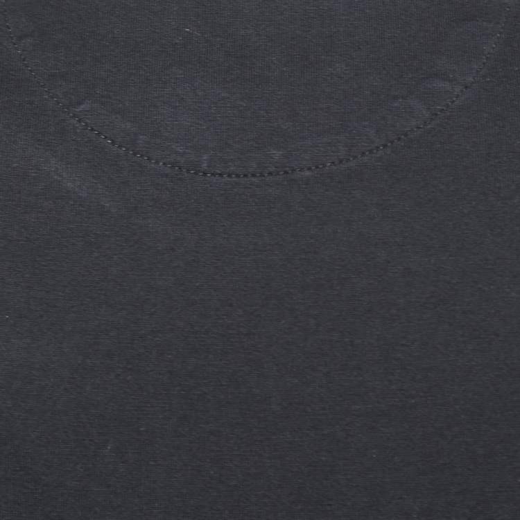 Pre Owned Fendi Black Cotton Light Bulb Patched T-Shirt 2XL