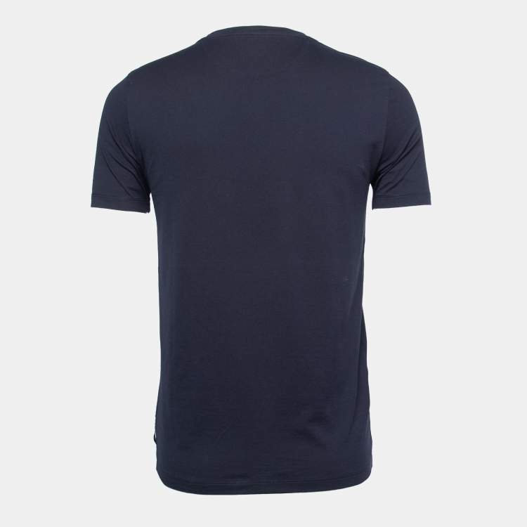 Embossed LV Cotton T-Shirt - Luxury Blue
