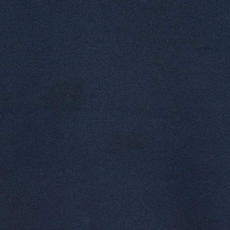 Pre Owned Fendi Navy Blue Jersey Monster Eye Tape Detail Sweatshirt L