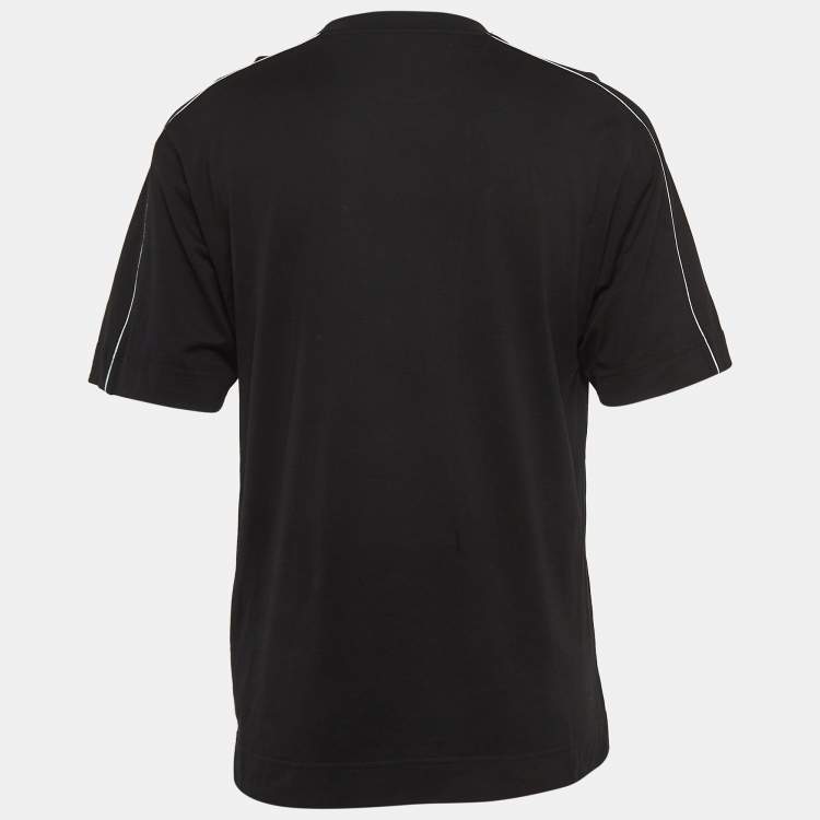 embossed-logo T-shirt, FENDI