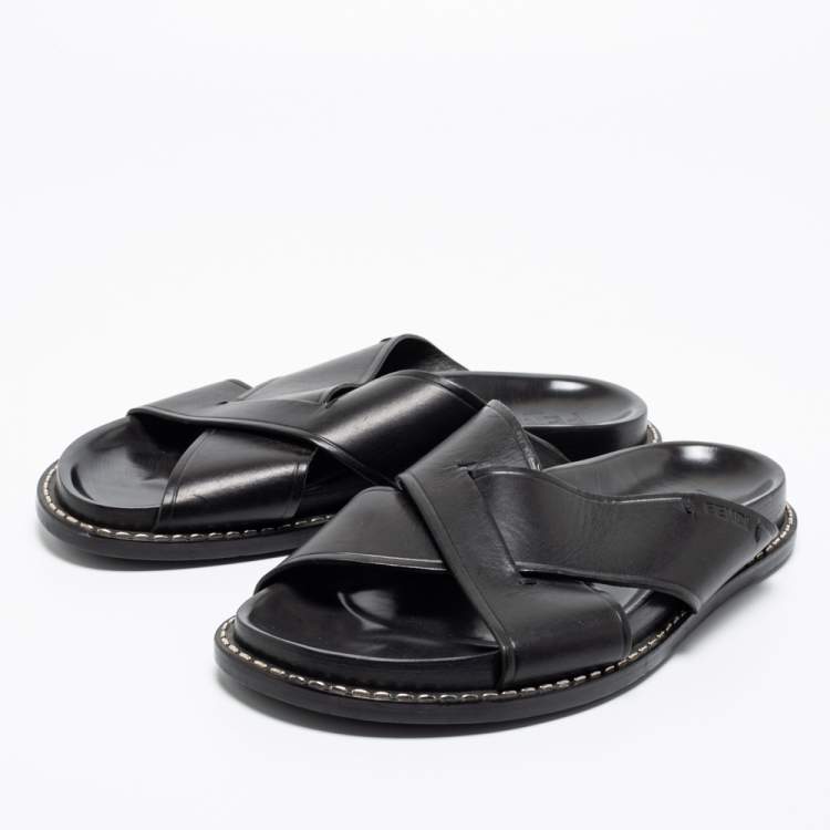 Fendi criss discount cross slides