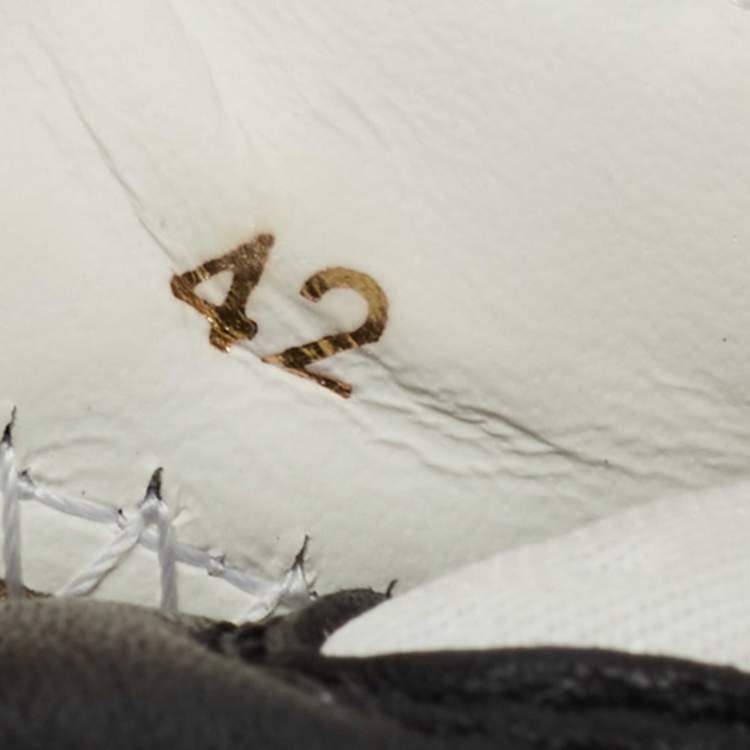 مملوكة مسبقًا Fendi x Sarah Multicolor Leather and Suede Coleman Flow FF Vertigo Sneaker Size 42 