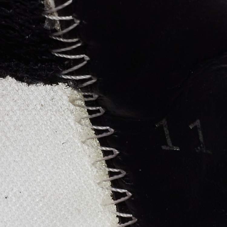 Pre Owned Fendi White/Grey Mesh and Suede Flow Sneakers Size 45
