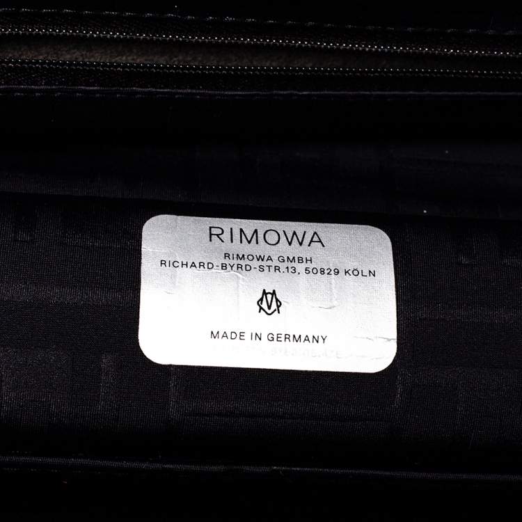 Pre Owned Fendi x Rimowa Zucca FF Logo Aluminum Rolling Suitcase