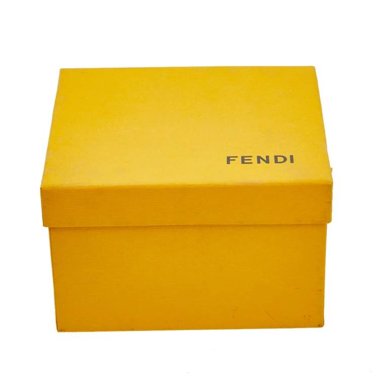 Pre Owned Fendi Black Ceramic Stainless Steel Quadro 6500G Men's Wristwatch 39 mm