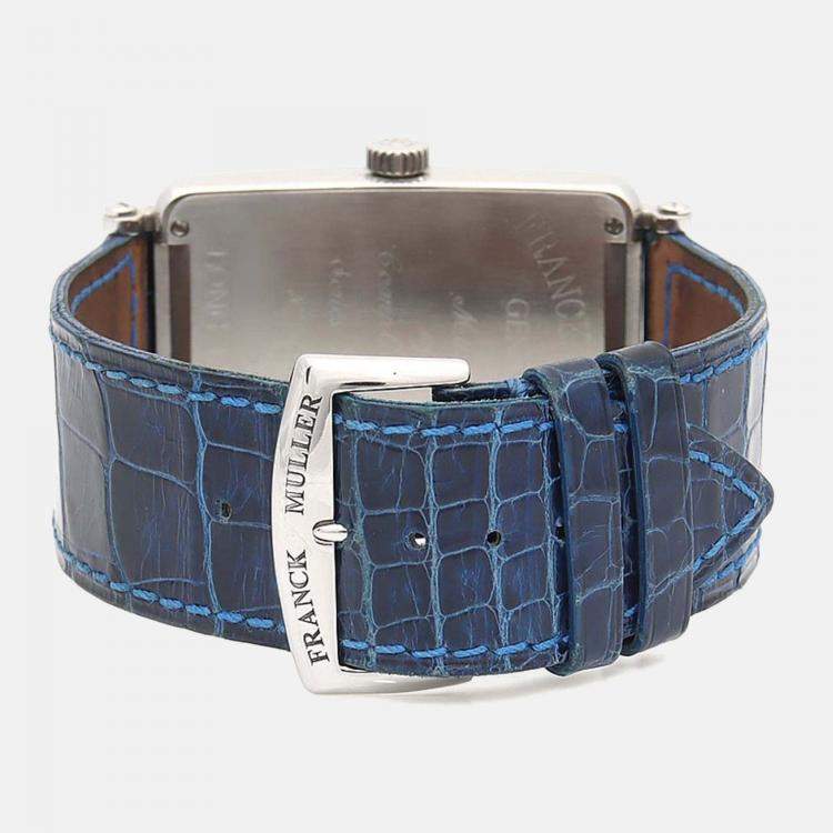 Pre Owned Franck Muller Long Island 10002QZ Quartz Black Stainless Steel men's Wristwatch 30mm