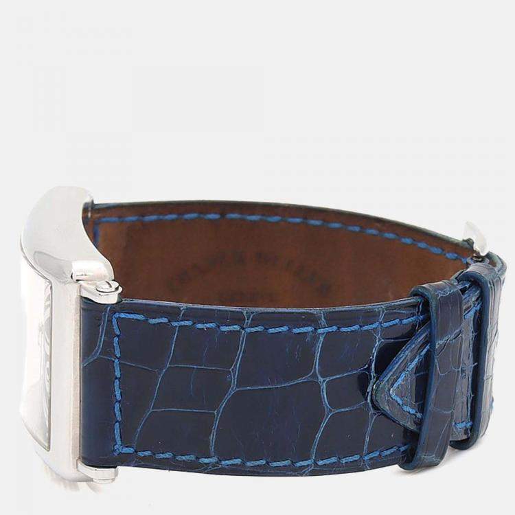 Pre Owned Franck Muller Long Island 10002QZ Quartz Black Stainless Steel men's Wristwatch 30mm