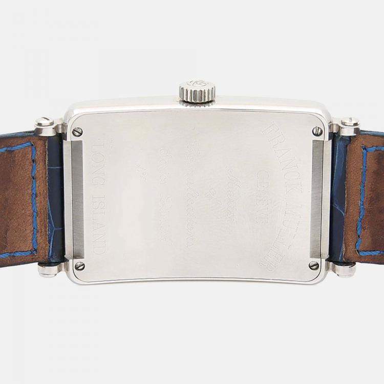 Pre Owned Franck Muller Long Island 10002QZ Quartz Black Stainless Steel men's Wristwatch 30mm