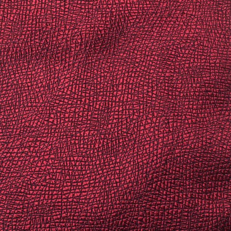 Pre Owned Gianfranco Ferre Red Jacquard Silk Traditional Tie