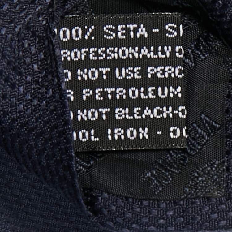 Pre Owned Gianni Versace Vintage Medusa Motif Silk Traditional Tie