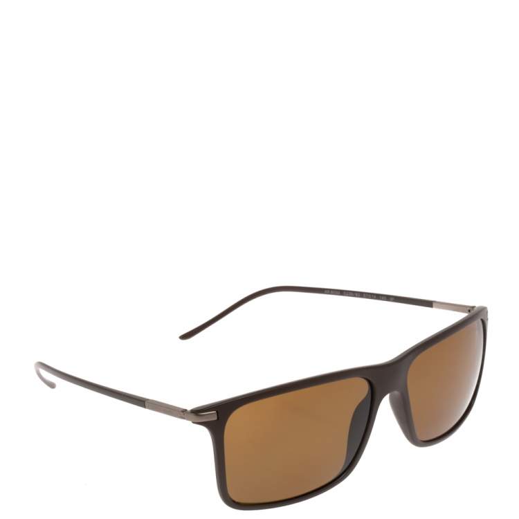 Giorgio Armani Brown AR8034 Square Sunglasses Giorgio Armani The Luxury Closet