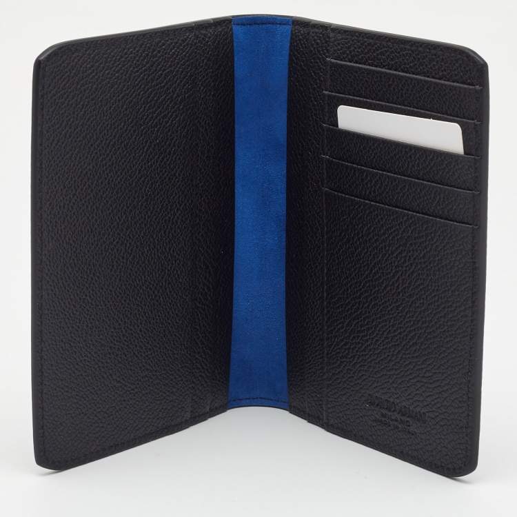 Giorgio Armani Black Leather Passport Holder Giorgio Armani TLC