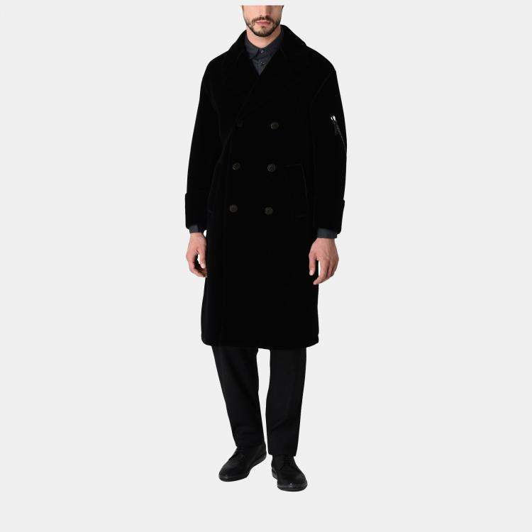 Pre Owned Giorgio Armani Polyamid Coats M