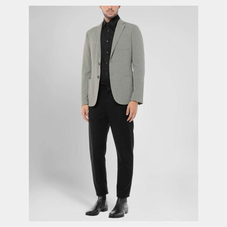 Pre Owned Giorgio Armani Virgin Wool Blazers 48
