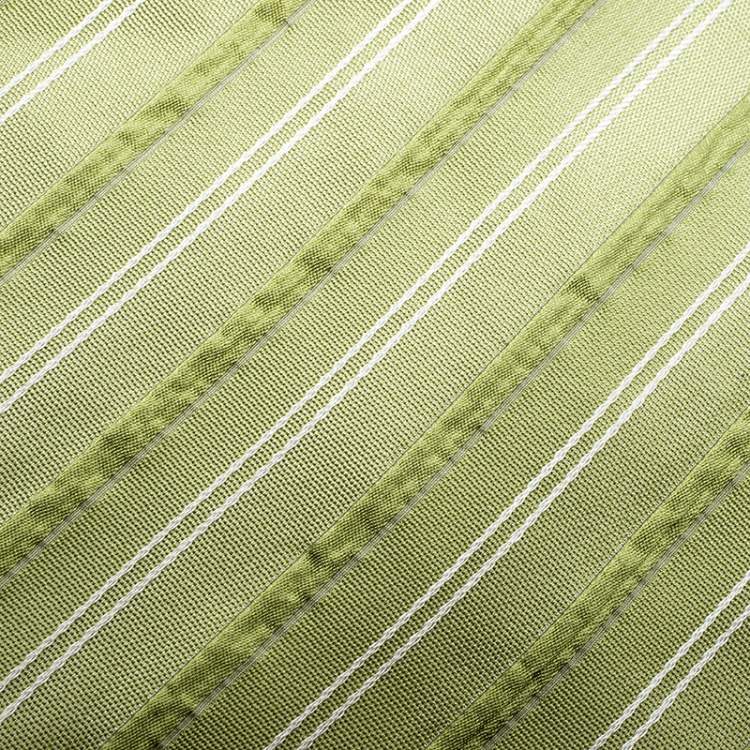 Pre Owned Giorgio Armani Lime Green Silk Textured Diagonal Striped Traditional Tie