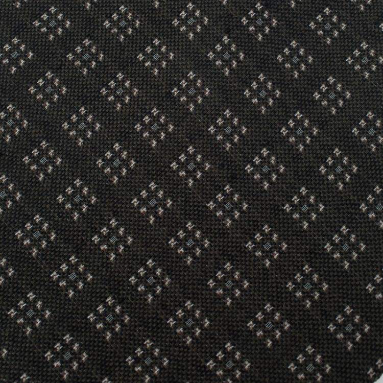 Pre Owned Giorgio Armani Green Silk Tie