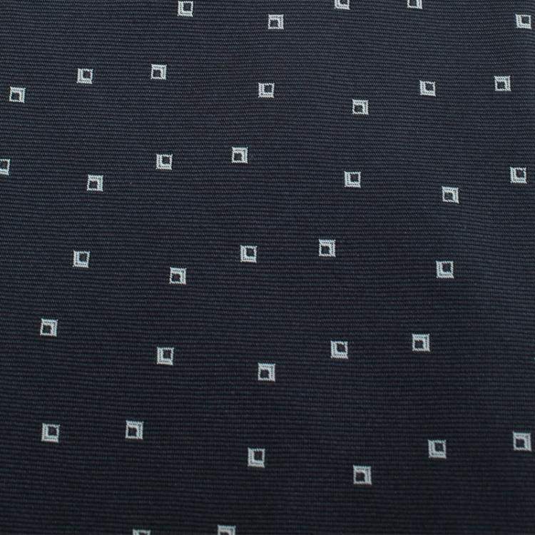 Pre Owned Giorgio Armani Dark Grey Printed Silk Tie