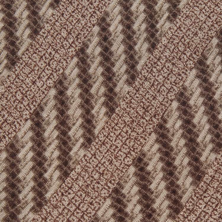 Pre Owned Giorgio Armani Brown Printed Silk Tie