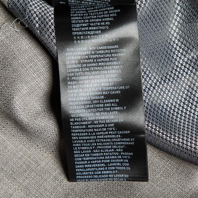 Pre Owned Giorgio Armani Grey Wool Soho Tailored Suit M