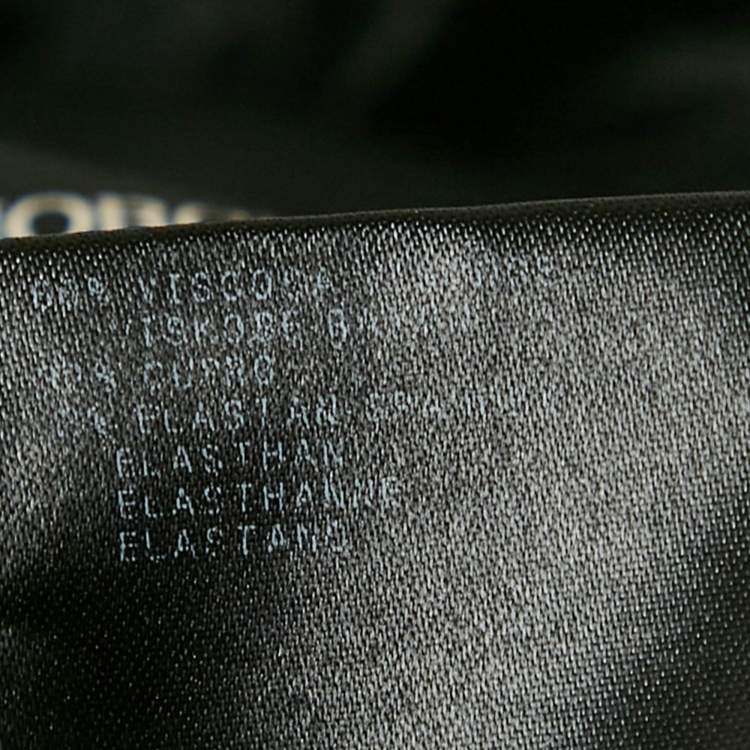 Pre Owned Giorgio Armani Vintage Black Velvet Pants Suit XXL/XXXL 