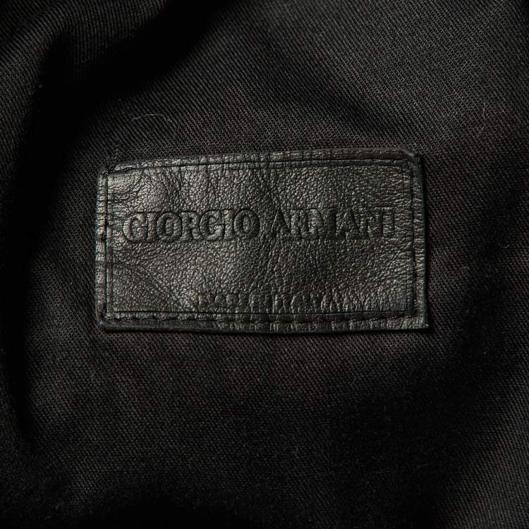 Pre Owned Giorgio Armani Blue Hemp Bermuda Shorts XXL