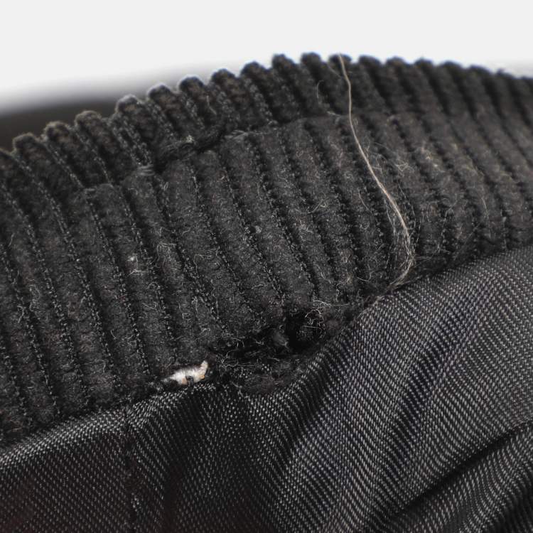 Pre Owned بليزر جورجيو أرماني أسود صوف صدريّة واحدة مقاس كبير جدًا (إكس إكس لارج)