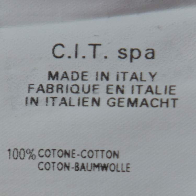 Pre Owned Giorgio Armani Classico Light Blue Cotton Woven Long Sleeve Shirt 3XL