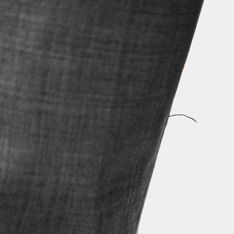 Pre Owned Giorgio Armani Grey Wool Regular Fit Single Breasted Suit XXL