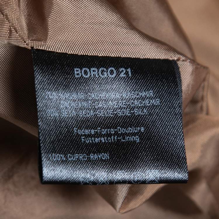 Pre Owned Giorgio Armani Vintage Brown Wool Single Breasted Blazer XL