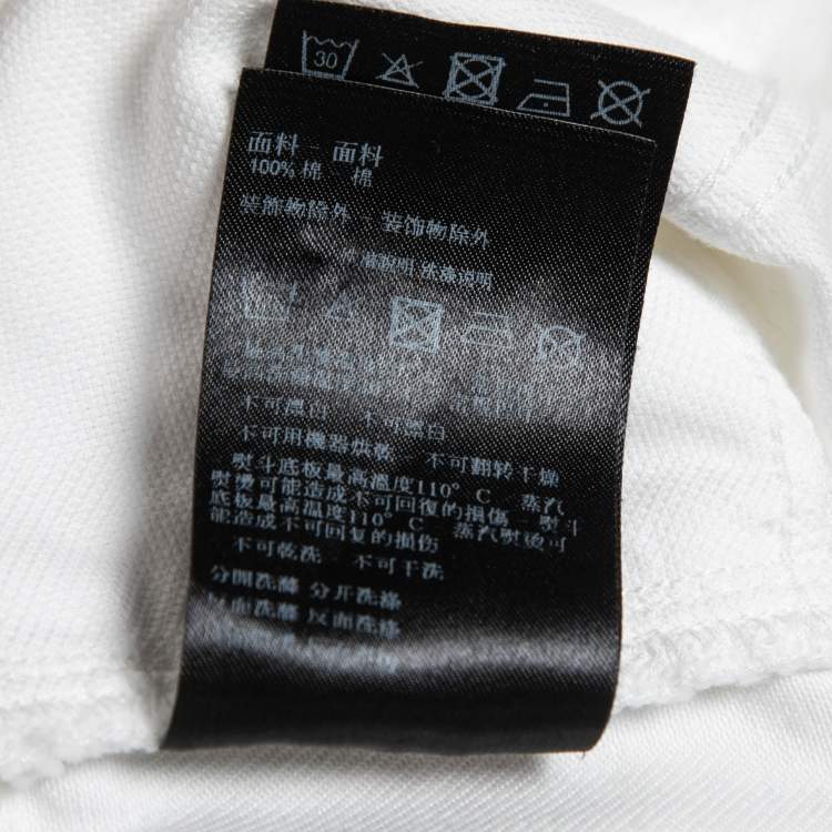 Pre Owned Giorgio Armani White Denim Regular Fit Jeans L/ Waist 36"