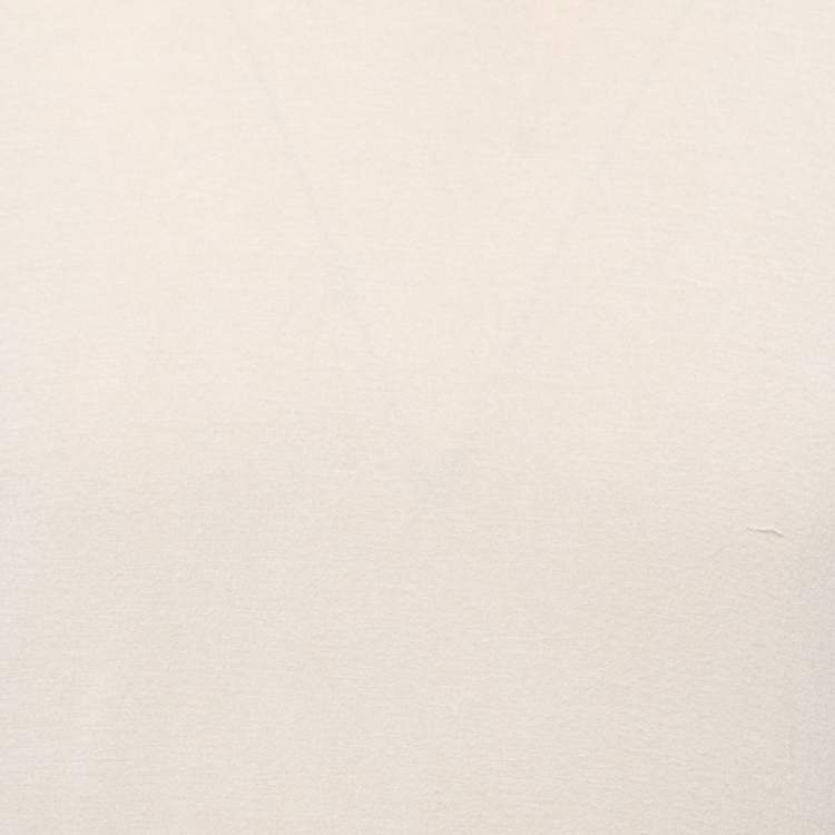 Pre Owned Giorgio Armani Beige Jersey Crew Neck T-Shirt XL