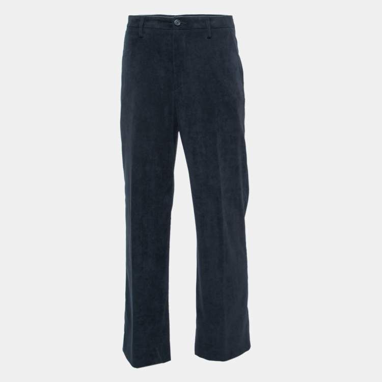 Ladies Navy Blue Wide Wale Corduroy Trousers' / Vintage Pleated, Straight  Leg, Pocketed Corduroy Pants / Slacks - Etsy