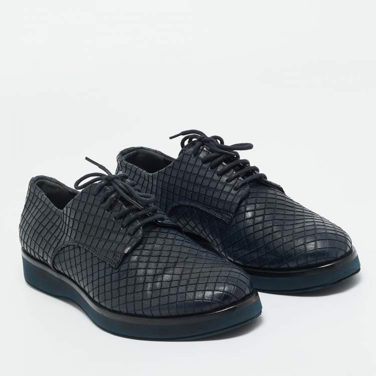 Pre Owned حذاء رياضي جورجيو أرماني سليب أون سويدي أزرق كحلي مقاس 42