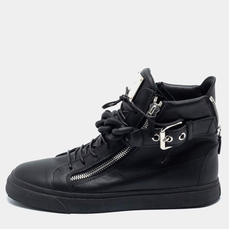 Giuseppe zanotti black outlet high tops